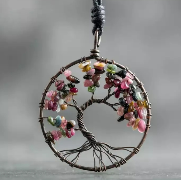 Hand Crafted Jewelry - Tree Of Life Pendant Necklace